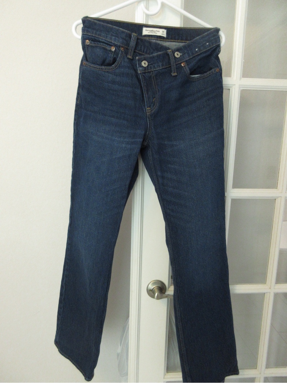 Abercrombie High rise 90s relaxed Jeans - Dark Blue 28L